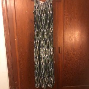 Michael Kors Floor Length Printed Dress